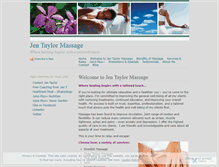 Tablet Screenshot of jentaylormassage.com